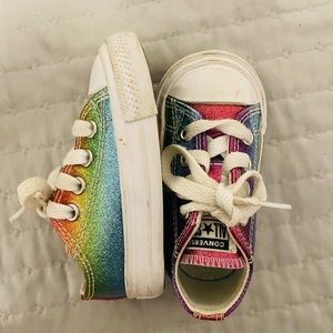 Converse, size 3, multicolored